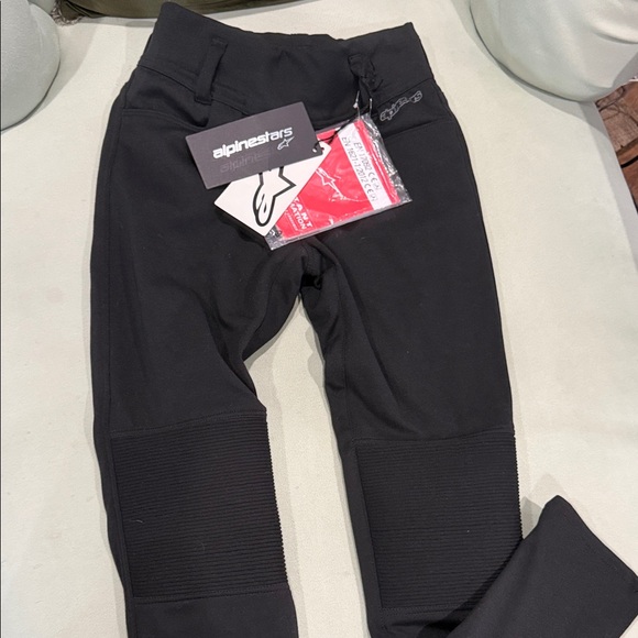 Alpinestars Pants - Alpinestars women’s Black Motorcycle leggings, jeans size L NWT